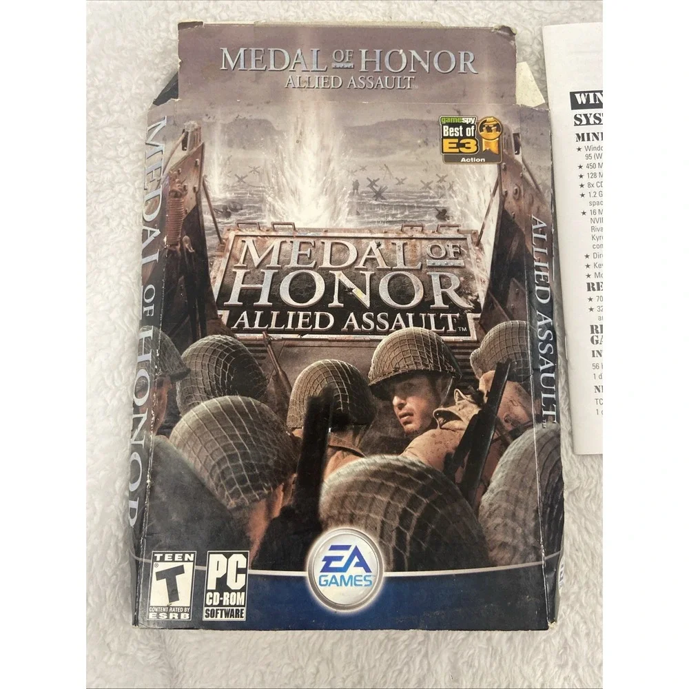Medal of Honor Allied Assault PC CD ROM Game Vtg Boxed